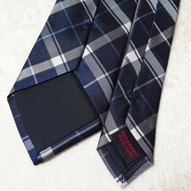 【新品】バーバリーブラックレーベル　ホース刺繍　ノバチェック【極上の高級感】絹　シルク100% ネクタイ 日本製　BURBERRY BLACK LABEL_画像5