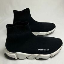 【正規品・美品】バレンシアガ　Balenciaga Speed Trainer Black White Volt スニーカー　ブラック　スピードトレーナー　42 27.5cm_画像4