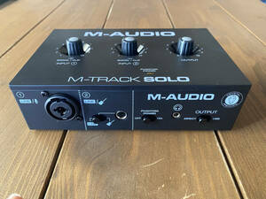 M-AUDIO エムオーディオ M-Track Solo USBオーディオインターフェース 48kHz、2チャンネル