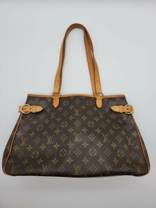 ルイヴィトン LOUIS VUITTON バティニョール・オリゾンタル モノグラム・キャンバス ショルダーバッグ トートバッグ ブラウン 茶色