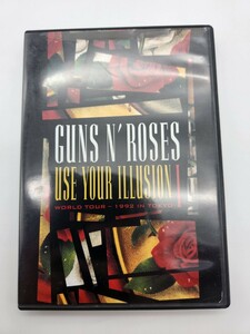 DVD lock hard rock gun z* and * low zezGUNS N' ROSES USE YOUR ILLUSIONⅠ WORLD TOUR 1992 IN TOKYO