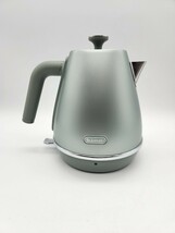 動作品 デロンギ DeLonghi ディスティンタ・ペルラ コレクション 電気ケトル KBIN1200J-GR グリーン_画像1