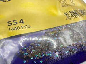 SS4 1440粒　1.4mm グリーンドリーム　ダイヤモンド　ライン　クリスタル　ネイル　デコ　ガラス　ストーン　ネイル　パーツ　アクセサリー