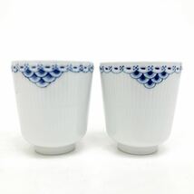 未使用品 ROYAL COPENHAGEN ロイヤルコペンハーゲン プリンセス急須＆湯呑み2個セット alpひ1011_画像7