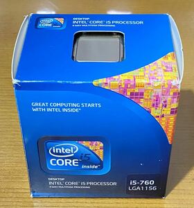 中古品 Intel Core i5-760 BOX CPU LGA1156 SLBRP 動作確認済