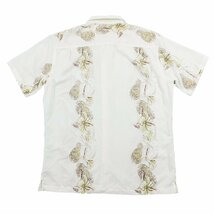 VAN HEUSEＮ ヴァンヒューゼン 半袖 シャツ size L #10051 送料360円 アメカジ パイナップル ハイビスカス ハワイアン アロハ_画像2