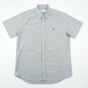 BEAMS ビームス TOKYO CULTuART トーキョー カルチャート 半袖 BDオックスフォードシャツ グレー size M #10408 送料360円 ボタンダウン