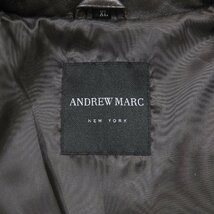 ANDREW MARG レザージャケット テーラード ダークブラウン size XL #11052 革 ブレザー ブルゾン アメカジ_画像3