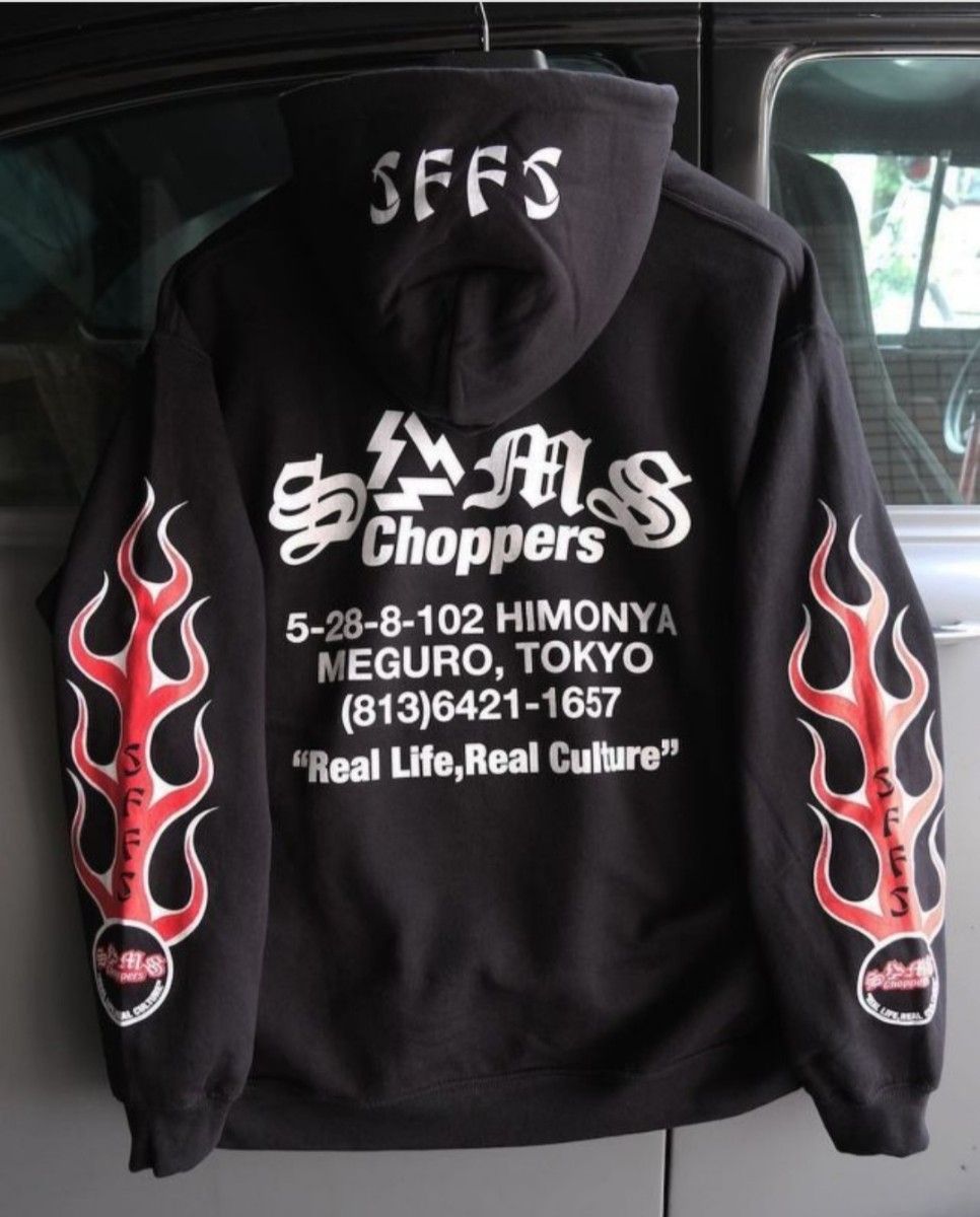 サムズ SAMS パーカー CHOPPERS SFFS HOODIEブラック XLサイズ｜PayPay