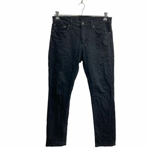 中古 古着 Levi's 511 デニムパンツ W33 リーバイス スリムフィット ブラック 古着卸 アメリカ仕入 2310-62