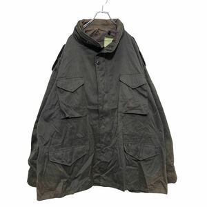 中古 古着 M-65フィールドジャケット XXXXL ビッグサイズ ミリタリージャケット 黒 ブラック Sサイズ 古着卸 アメリカ仕入 a510-5437