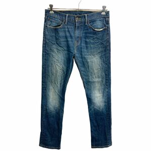 中古 古着 Levi's 510 デニムパンツ W34 リーバイス スキニー インディゴ 古着卸 アメリカ仕入 2310-127