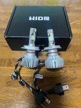 HID屋　LEDヘッドライト　H4Hi/Lo 6500k 爆光　ホワイト　未使用に近い中古_画像1