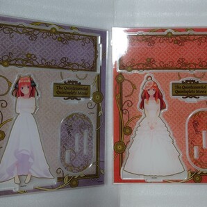 映画 五等分の花嫁 アールヌーボーアート アクリルジオラマ 中野二乃 五月 ごと嫁 ごとよめ アニメ アクリルスタンド 竹達彩奈 水瀬いのり0