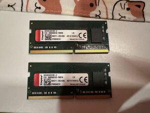 DDR4 SO-DIMM Kingston ノート用メモリ DDR3 8GB*2 