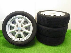 ★ミラジーノ ミニライト スペシャル L700S★14インチ 4本 セット 165/55R14 ダイハツ 純正 アルミ 100 4H 14 4.5J +45 中古 ホイール