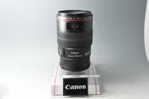 #a0710【良品】 Canon キヤノン EF100mm F2.8Lマクロ IS USM