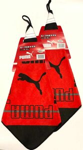 【プーマ PUMA】(2枚セット)ループ付きタオル 未使用品