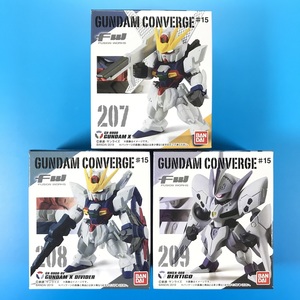 【ガンダムX＆Xディバイダー＆ベルティゴ】207&208&209 GUNDAM X&X DIVIDER&BERTIGO / FW CONVERGE ♯15 GX-9900&DV&RMSN-008【箱未開封】