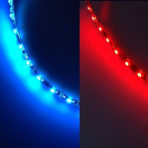  высокая яркость SMD LED лента ice blue / красный 30cm