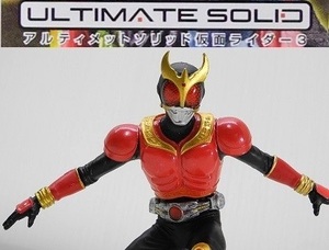 バンダイ アルティメットソリッド「仮面ライダークウガ(マイティフォーム)」～仮面ライダー3 ※開封品、カード付き