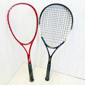 C10005 テニスラケット YONEX ヨネックス UItimumTi 750 MAXPOWER DUNLOP Ti-k 350 2つセット 札幌発