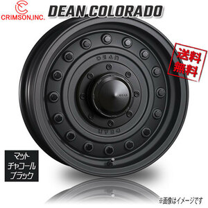 CRIMSON DEAN コロラド マットチャコールブラック 16インチ 5H150 6.5J+25 1本 110.3 業販4本購入で送料無料