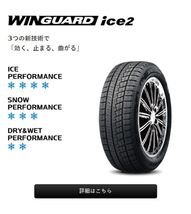 ネクセン ウィンガード アイス2 225/40R18 88T 1本_画像2