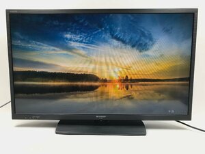 美品♪シャープ SHARP アクオス AQUOS 液晶テレビ 32型 ハイビジョン 外付けHDD対応 直下型LEDバックライト LC-32H11 Y10092N