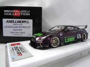 アイドロン EIDOLON　アクセルワークス AXELLWORKS　1/43　LB-Silhouette WORKS GT 35GT-RR　Alba Cielo/Black　LB012HT8　LBシルエット