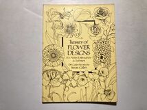 Treasury of Flower Designs 花モチーフ 図案集 グラフィックデザイン 洋書_画像1