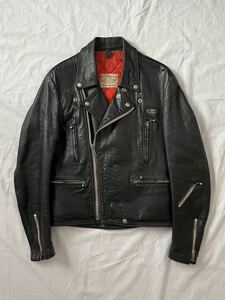 超希少 70s Lewis Leathers LIGHTNING 402 ダブル ライダースジャケット ルイスレザー ライトニング ビンテージ レザージャケット 英国製