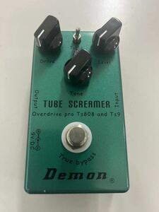 Demon TUBE SCREAMER オーバードライブ Ts808 Ts9 系チューブスクリーマ　　最終の出品