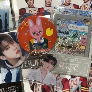 straykids ランダムキーホルダー FC限定くじ引き D賞 缶バッジ チャンビン