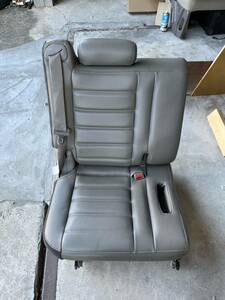 HUMMER H2 Hummer H2 original third seat original seat after part seat leather seat seat belt attaching camping also gray leather 