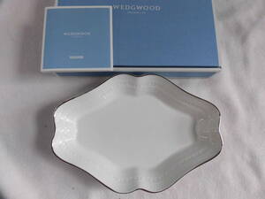  новый товар * Wedgwood * inter Gris o платина diamond тарелка, plate 