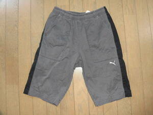  Puma PUMA* gray × black. short pants *160