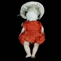 大正〜昭和初期 古人形 古玩人形 サクラビスク 文化人形 スリーピングドール 鳴き人形 箱付 幅9cm 厚み5cm 長さ21cm OTK510_画像4
