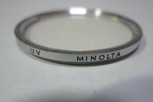 MINOLTA/ミノルタ 純正品 銀枠 UV フィルター ５５mm 綺麗！