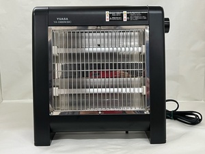 【菊水-8695】YUASA 電気ストーブ YA-D800N(BK) 黒 800W/400W /生活家電/暖房/(S)