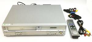 動作品 Panasonic DMR-E250V DVD HDD内蔵 VHS ビデオテープ 一体型 リモコン付き オーディオ機器 日本製 DIGA パナソニック