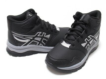 asics LAZERBEAM WF ブラック 黒 24cm アシックス レーザービーム 紐 スノトレ ブーツ ウィンター 雪道 1154A136-020_画像1