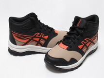 asics LAZERBEAM WF ベージュ ブラック 25cm アシックス レーザービーム 紐 スノトレ ブーツ ウィンター 雪道 1154A136-200_画像1