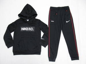 NIKE FC Junior soccer jersey top and bottom set black 160 Nike football Parker pants setup dry Fit DC9013 DH9677