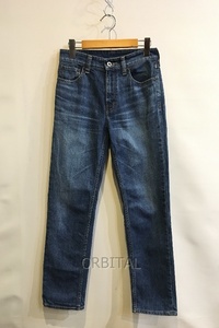  two . sphere )HUG O WaR Hugowar The Boy Friend Denim pants cotton stretch indigo jeans lady's W25