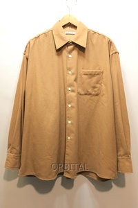 経堂) アワーレガシー OUR LEGACY BORROWED SHIRT 立体シルエット シャツ サイズ46 キャメル 定価5.1万 M1202BC