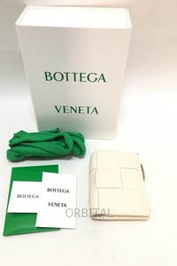 ..) Bottega Veneta BOTTEGA VENETA маленький кассета складывающийся пополам застежка-молния бумажник сетка обычная цена 8 десять тысяч 