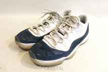 二子玉)ナイキ エアジョーダン 11 レトロ ロー AIR JORDAN 11 RETRO LOW LE SNAKE CD6846-102 メンズ 27.5cm_画像1