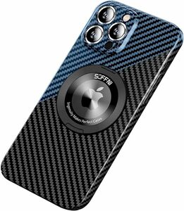Magsafe対応 iPhone 15Pro iPhone 15 ケース リング付き 炭素繊維調 薄型 軽量 カメラレンズ スタンド機能 アイホン15プロ 保護カバー