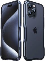 アルミ iPhone 15 Pro ケース アルミバンパー EVA緩衝綿付き 耐衝撃 バンパーフレーム アイフォン 15 プロ メタル バンパー _画像5